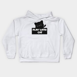 Play with cat Kids Hoodie